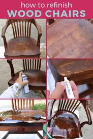 How To Refinish Wood Chairs The Easy Way Designertrapped Com Painted Wood Chairs Wood Chair Refinished Chairs