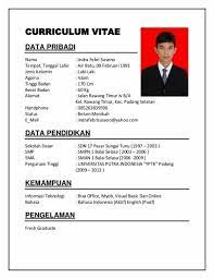 Tip mudah untuk dapat kerja di jobstreet ini yang perlu. 20 Contoh Cv Curriculum Vitae Daftar Riwayat Hidup Disukai Hrd