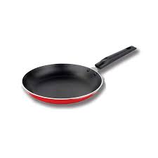 Nirlon Non Stick Mini Tapper Pan Frying Omlette Pans Red Induction Cooktop Wooden Spoons Mini