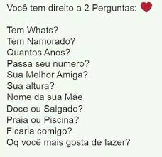 Resultado De Imagem Para Perguntas Sobre Mim Para Amigos Perguntas Sobre Mim Perguntas Brincadeiras Do Whatsapp