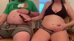 Fat belly: Gaining Couples Mutual Inflation - ThisVid.com