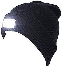 Amazonsmile Snowcinda Unisex 5 Led Knitted Flashlight Beanie Hat Cap For Hunting Camping Grilling Auto Repair Jogging Walkin Beanie Hats Beanie Stockings