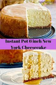 Fluffy, jiggly japanese cheesecake, small batch style so you can make a 6 inch cheesecake and eat the whole thing. Instant Pot 6 Inch New York Style Cheesecake Homemade Food Junkie