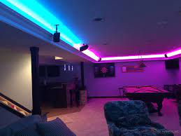 A wide variety of ceiling room light options are available to you, such as lighting solutions service, usage, and material. Man Cave Game Room Led Lighting Contemporary Family Room Seattle By Solid Apollo Led