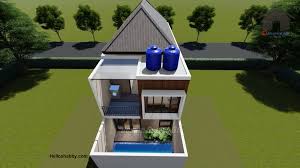 Pin bilik tidur tema moden klasik genuardis portal on sumber : Desain Rumah Modern Terbaru 5 X 15 M Model 2 Lantai Dan 3 Kamar Tidur Cocok Untuk Di Kota Dan Desa Helloshabby Com Interior And Exterior Solutions