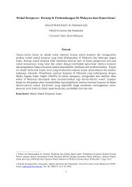 Sejak awal gerakan politik di malaysia memang bercirikan politik identitas. Pdf Wakaf Korporat Konsep Perkembangan Di Malaysia Dan Dunia Islam