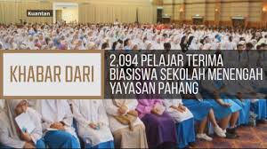 Kompleks yayasan pahang, tanjung lumpur kuantan, 26060. Khabar Dari Pahang 2 094 Pelajar Terima Biasiswa Sekolah Menengah Yayasan Pahang Youtube