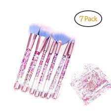 Maybe you would like to learn more about one of these? Buy Unicorn Makeup Brushes Liquid Shiny Crystal Glitter Make Up Brushes Quicksand Glitter Acrylic Handle Contour Face Eyeliner Blush Foundation Cosmetic Brushes Lip Tool With Glitter Pouch For Women Girl Online In Turkey