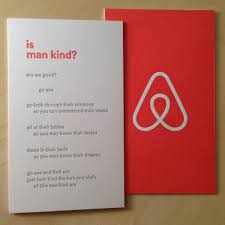Studio On Fire On Instagram New Letterpress Printed Cards Designed By The Airbnb Team For Their Latest Mankind Name Cards Letterhead Design Printed Cards
