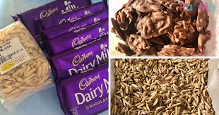 Coklat badam crunchy dua bahan tak perlu pakai oven. Coklat Cadbury Gantikan Coklat Masakan Biskut Badam Ni Lagi Sedap Awesome Pa Ma
