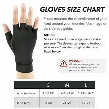 Details About Compression Gloves Copper Arthritis Fit Hand Support Arthritic Joint Pain Relief