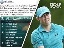 Sign up for the monthly minute newsletter. Social Media Criticises Cbs Sports Wgc Leaderboard Golf Monthly