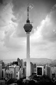 A short clip shot in kuala lumpur malaysia with red selective coloring. Kuala Lumpur Tower In Black And White Stock Photo Picture And Royalty Free Image Image 22130983