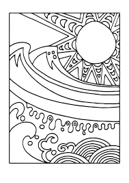 Malvorlage Sonne Und Meer Kostenlose Ausmalbilder Zum Ausdrucken