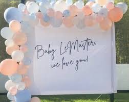 Baby Shower Backdrop Etsy