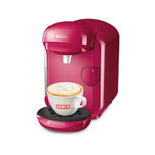 The device is equipped with a button control panel with a backlight, as well as overload protection. Tassimo By Bosch Tas1401gb Vivy 2 Pod Coffee Machine Pink Ebay