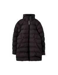 Long Black Puffer Coat Pull Bear