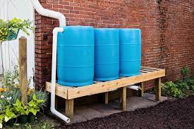 All parts needed to link 2 rain barrels together large. How To Install A Rain Barrel System Hgtv