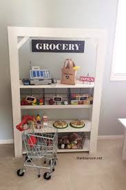 Diy Kid S Grocery Stand Diy Playroom Kids Kitchen Play Kitchen