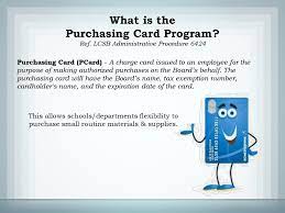 We did not find results for: Purchasing Card Program Ppt Download