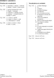 ¿ ¡ spanish 2/workbook/unidad 4/leccion 1: Answers To Textbook Activities Pdf Free Download