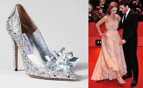 Lily james' cinderella premiere red carpet dress was straight out of a fairy tale! Cinderella Actress Lily James Steps Out In Jimmy Choo Glass Slippers Pursuitist Strapless Dress Formal Jimmy Choo Sunglasses Jimmy Choo