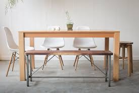 Parsons Dining Table Solid Red Oak Parsons Table Woven Dining Chairs Dining Table