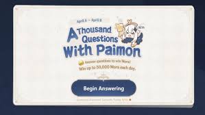 Read on for some hilarious trivia questions that will make your brain and your funny bone work overtime. Genshin Impact Paimon A Thousand Questions Quiz Answers