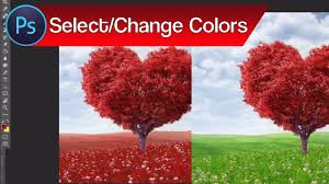 Changing background color in photoshop. How To Select And Change Colors In Photoshop Change Color Of Objects Adobe Photoshop Tutorial Youtube