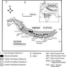 Darjeeling And Sikkim Himalayas Map Geometry And Kinematics Of The Darjeeling–Sikkim Himalaya, India:  Implications For The Evolution Of The Himalayan Fold-Thrust Belt -  Sciencedirect