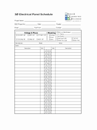 Through these parts, the most intricate details about the electricity supply of a house or a place can be provided and be maintained to a panel schedule user. Electrical Panel Schedule Template Pdf Manco