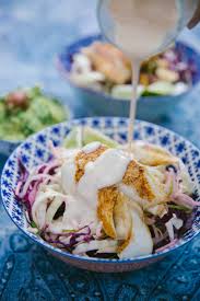 Let rest for 5 minutes, or refrigerate until ready to assemble the salad. Fish Taco Bowls The Londoner