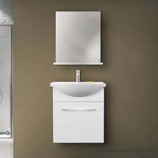 Sold by fox valley traders. Gloss White Wall Hung Bathroom Cabinet With Mirror And Basin China Bathroom Furniture Uk Bathroom Storage Made In China Com