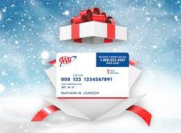 Redeem points as a statement credit to your credit card account starting at 5,000 points. Holiday Gift Membership