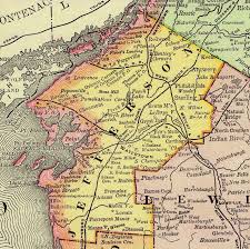 Jefferson County New York 1897 Map Rand Mcnally Watertown Carthage Adams Felts Mills Evans Mills Black River T Jefferson County Watertown County Map