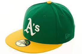 New Era 2tone Oakland Athletics 1972 Fitted Hat Kelly Green Gold Fitted Hats Oakland Athletics New Era