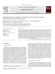 pdf applying heuristic evaluation to observation chart