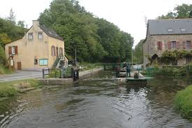 Lock On The River Rance Canal To Rennes Bassin Versant Canal Saint Martin Bretagne