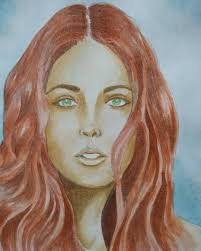 Practicing portraits with watercolor Watercolor