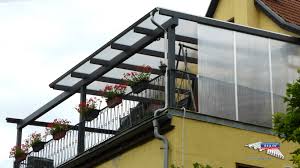 Ein Alu Terrassendach Der Marke Rexoclassic 8m X 4m In Anthrazit Dieses Terrassendach Wurde Auf Einem Balkon Mo Uberdachung Terrasse Stegplatten Uberdachungen