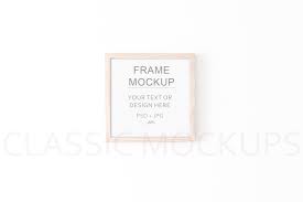 Free Square Wooden Frame Mockup Minimalist Mockup Stock Image Mock Psd Free Psd Mockups In 2020 Free Packaging Mockup Mockup Free Psd Frame Mockups