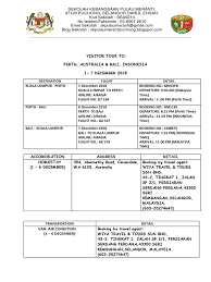 No 2 jln dagang sb 4/2 tmn sugai besi indah 43300 seri kembangan about ticketing for domestic or international flight, tour package (ground arrangement)please do not hesitate to contact us tel: Statement Itinerary Perth Aviation Business