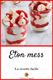 Eton Mess La Recette Facile Recette Facile Recette Recettes De Cuisine