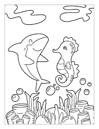 The coloring page is in pdf format. Free Seahorse Coloring Pages For Download Pdf Verbnow