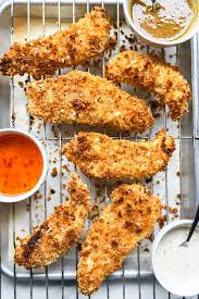 Crispy Buttermilk Chicken Tenders Baked Or Air Fryer Foodiecrush Com