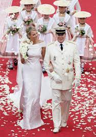Princess charlene's fabulous wedding dress photos. Revisit Prince Albert Princess Charlene S 2011 Royal Wedding People Com