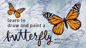 Feel free to explore, study and enjoy paintings with paintingvalley.com Learn To Draw And Paint A Butterfly Bonnie Lecat Skillshare