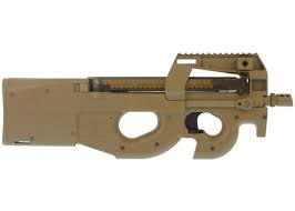 The fn p90, also known as the fn project 1990 pdws, is a compact submachine gun designed and manufactured by fn herstal in belgium. Cybergun Fn P90 Tan