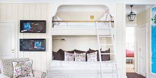 These bunk bed plans would be a great option if you needed to put more than two children in one room. 16 Cool Bunk Beds Bunk Bed Designs Stylish Bunk Room Ideas For Guests And Kids