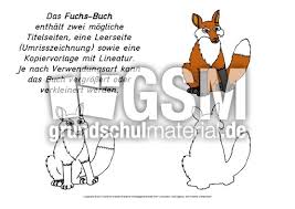 Pdf | using lapbooks in elt with young learners a lapbook is an educational scrapbook that fits into the lap of a student. Mini Buch Fuchs Minibucher Tiere Lapbook Vorlagen Material Klasse 2 Grundschulmaterial De